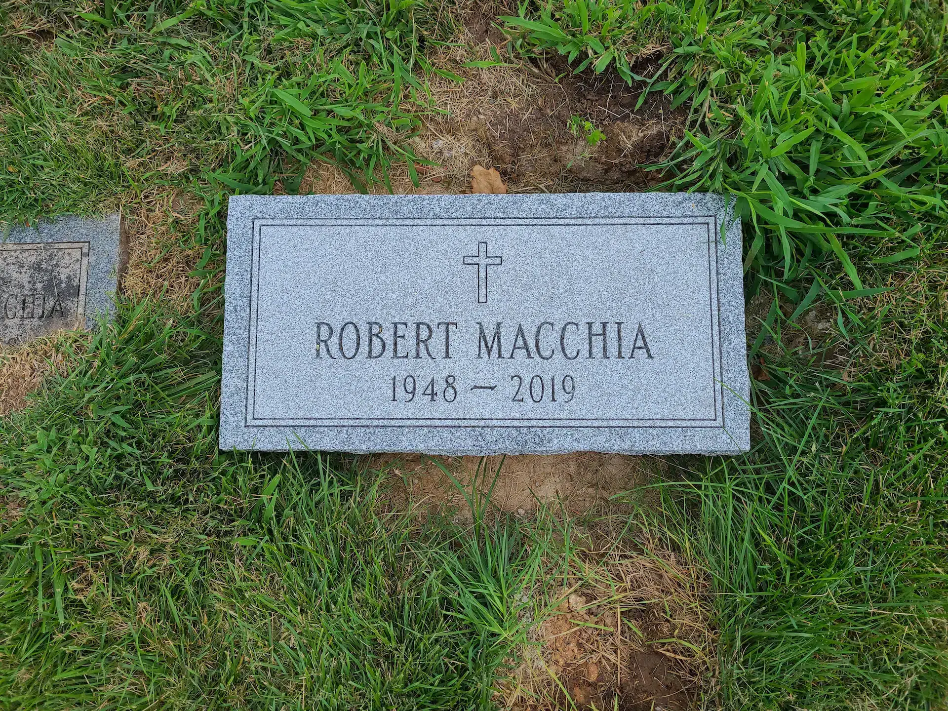 Granite Grave Marker (local) hand-carved by Marker Finder in NJ — image 2
