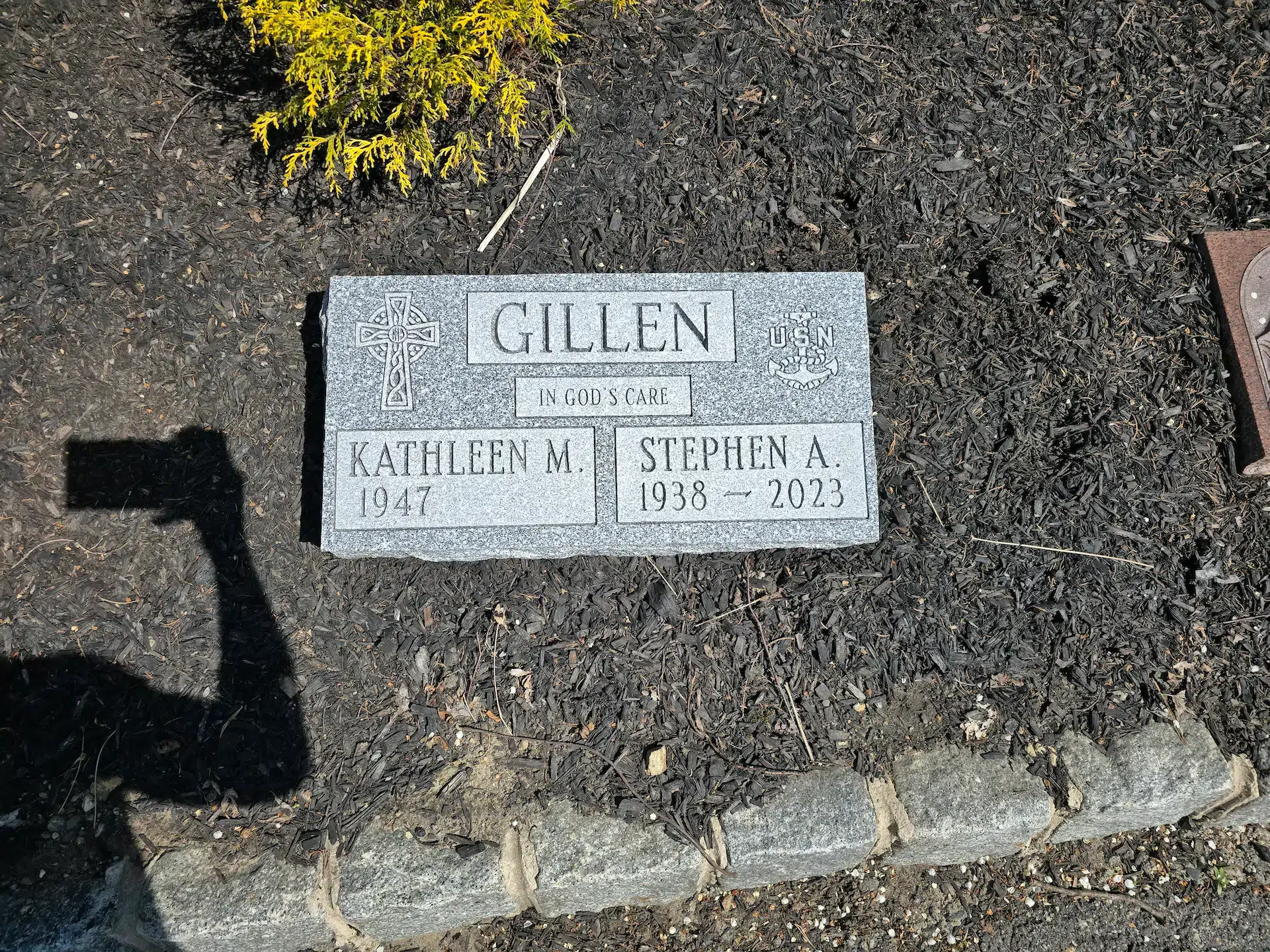 Granite Grave Marker (local) hand-carved by Marker Finder in NJ — image 3