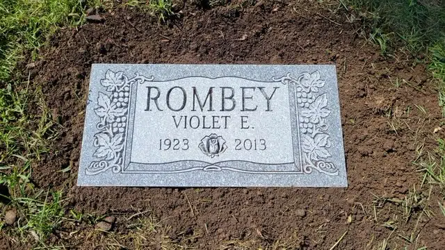 Granite Grave Marker (local) hand-carved by Marker Finder in NJ — image 4
